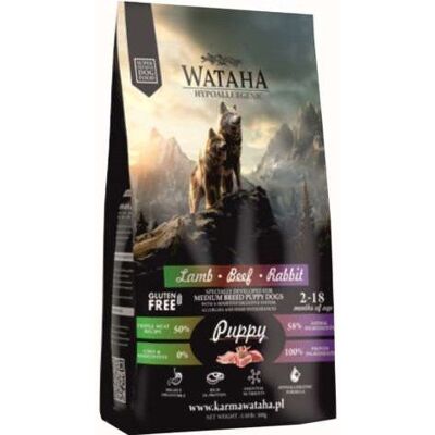 Wataha Sucha Karma Puppy M/L Jagnięcina Wołowina Królik 2kg Wataha Sucha Karma Puppy M/L Jagnięcina Wołowina Królik 2kg