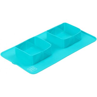 Waudog Silicone - Składana miska niewysypka - niebieski Waudog Silicone - Składana miska niewysypka - niebieski