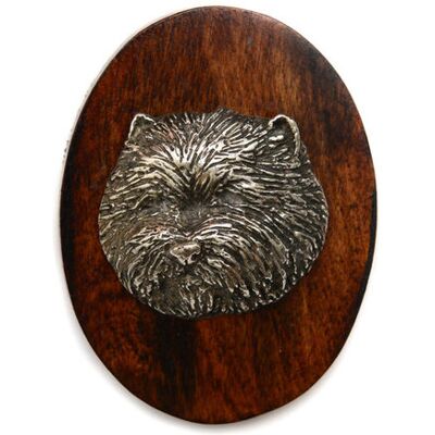 Art-Dog - Westie-Głowa - Drewno - Srebrna głowa - Pin Art-Dog - Westie-Głowa - Drewno - Srebrna głowa - Pin