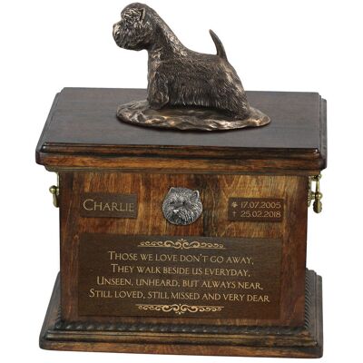 West Highland White Terrier, Westie - skrzynia pamiątkowa psa, skrzynia ze statuetką, personalizowana skrzynia na psie pamiątki marki Art-Dog West Highland White Terrier, Westie - skrzynia pamiątkowa psa, skrzynia ze statuetką, personalizowana skrzynia na psie pamiątki marki Art-Dog