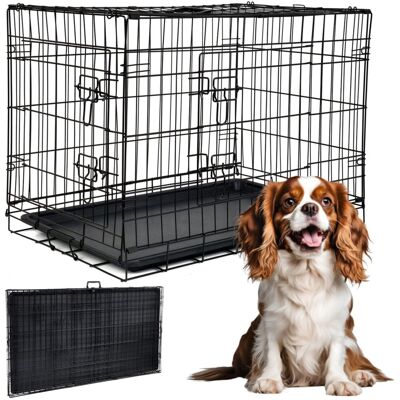 FUNFIT HOME&OFFICE Wielofunkcyjna Metalowa Klatka Dla Psów I Kotów – Rozmiar L FUNFIT HOME&OFFICE Wielofunkcyjna Metalowa Klatka Dla Psów I Kotów – Rozmiar L
