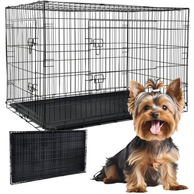 FUNFIT HOME&OFFICE Wielofunkcyjna Metalowa Klatka Dla Psów I Kotów - Rozmiar M/L FUNFIT HOME&OFFICE Wielofunkcyjna Metalowa Klatka Dla Psów I Kotów - Rozmiar M/L