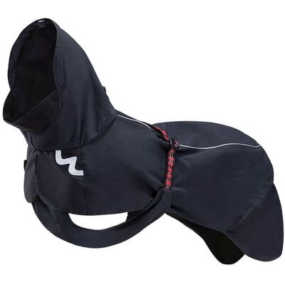 Wodoodporna derka płaszcz dla psa Winhyepet Extreme czarna 25 cm Wodoodporna derka płaszcz dla psa Winhyepet Extreme czarna 25 cm