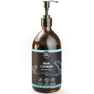 Alpha WOW HAU Tran z dorsza 500ml DLA PSA I kota Alpha WOW HAU Tran z dorsza 500ml DLA PSA I kota