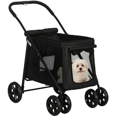 Wózek Dla Psa Pawhut, Składany Wózek Dla Psa, Wózek Dla Psa Z Poduszką, Wózek Dla Kota Do 20 Kg, Wózek Dla Kota Dla Małych I Średnich Psów Z Kieszen.. Wózek Dla Psa Pawhut, Składany Wózek Dla Psa, Wózek Dla Psa Z Poduszką, Wózek Dla Kota Do 20 Kg, Wózek Dla Kota Dla Małych I Średnich Psów Z Kieszen..
