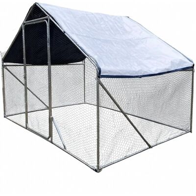 Inny producent Wybieg dla kur Zagroda Woliera 2x3x2m Kurnik Klatka Kojec Ocynk Dach Inny producent Wybieg dla kur Zagroda Woliera 2x3x2m Kurnik Klatka Kojec Ocynk Dach