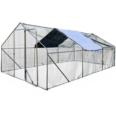 Inny producent Wybieg dla kur Zagroda Woliera 6x3x2m Kurnik Klatka Kojec Ocynk Dach Inny producent Wybieg dla kur Zagroda Woliera 6x3x2m Kurnik Klatka Kojec Ocynk Dach
