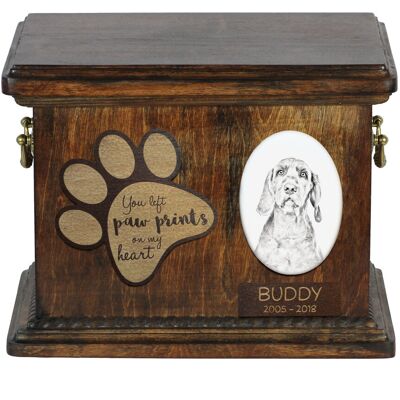 Wyżeł - skrzynia pamiątkowa psa, personalizowana skrzynia ze zdjęciem, skrzynia ze zdjęciem psa marki Art-Dog Wyżeł - skrzynia pamiątkowa psa, personalizowana skrzynia ze zdjęciem, skrzynia ze zdjęciem psa marki Art-Dog