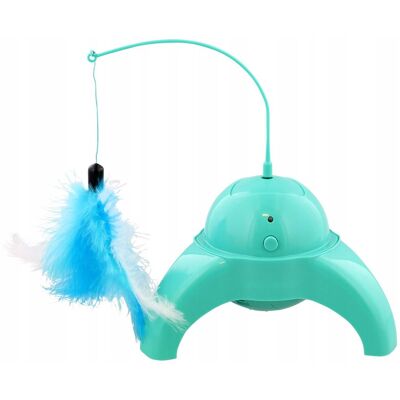 ZDTRADING Zabawka dla kotów kota z piórkiem mięta CAT TOY ZDTRADING Zabawka dla kotów kota z piórkiem mięta CAT TOY