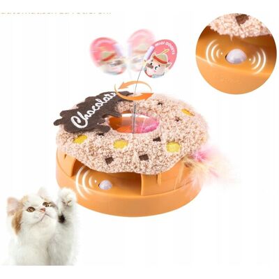 Inny producent Zabawka Interaktywna Dla Kota Pluszowy Donut Pączek Z Czujnikiem Ruchu Inny producent Zabawka Interaktywna Dla Kota Pluszowy Donut Pączek Z Czujnikiem Ruchu