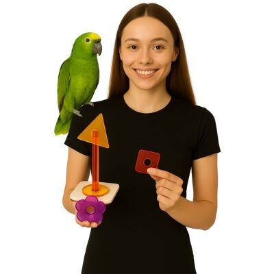 Parrot Planet Zabawka Sztuczka Alex'a - zabawka logiczna dla papug Parrot Planet Zabawka Sztuczka Alex'a - zabawka logiczna dla papug