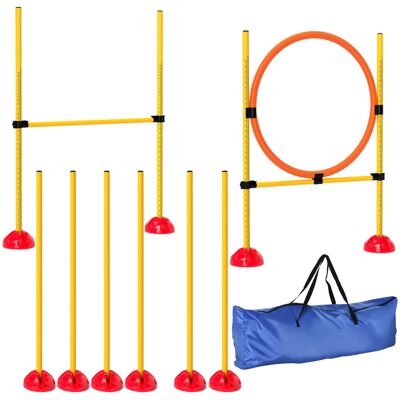 Zestaw Agility dla psów PawHut, 3 elementy, treningowy Zestaw Agility dla psów PawHut, 3 elementy, treningowy