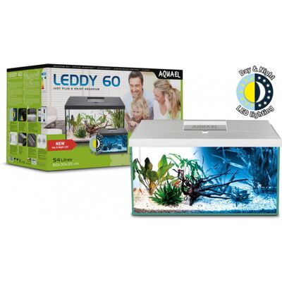 Zestaw akwariowy AQUAEL Leddy Day&Night; 60 PAP biały Zestaw akwariowy AQUAEL Leddy Day&Night; 60 PAP biały