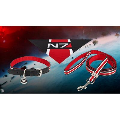 Inny producent Zestaw dla psa Mass Effect N7 obroża smycz bandana - Mass Effect Inny producent Zestaw dla psa Mass Effect N7 obroża smycz bandana - Mass Effect