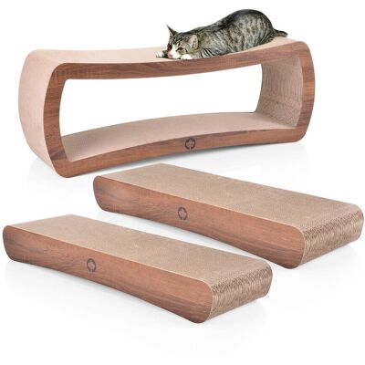 Zestaw Jumbo 1 Szt Galaxy + 2 Szt Wave Xxl 3 Drapaki Dla Kota Canadian Cat Orzech Zestaw Jumbo 1 Szt Galaxy + 2 Szt Wave Xxl 3 Drapaki Dla Kota Canadian Cat Orzech