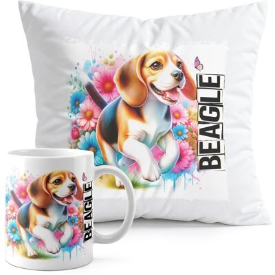 WORLD CASE ZESTAW KUBEK + PODUSZKA DRUK - PIES PSY PIESEK RASA BEAGLE WORLD CASE ZESTAW KUBEK + PODUSZKA DRUK - PIES PSY PIESEK RASA BEAGLE