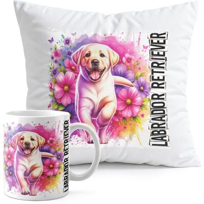 WORLD CASE ZESTAW KUBEK + PODUSZKA DRUK - PIES PSY PIESEK RASA LABRADOR RETRIEVER WORLD CASE ZESTAW KUBEK + PODUSZKA DRUK - PIES PSY PIESEK RASA LABRADOR RETRIEVER