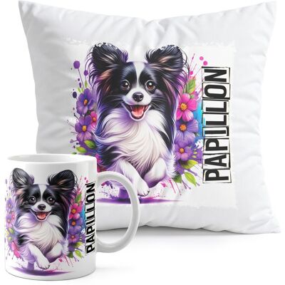 WORLD CASE ZESTAW KUBEK + PODUSZKA DRUK - PIES PSY PIESEK RASA PAPILLON WORLD CASE ZESTAW KUBEK + PODUSZKA DRUK - PIES PSY PIESEK RASA PAPILLON