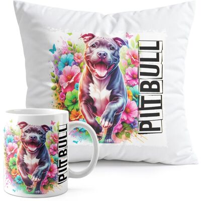 WORLD CASE ZESTAW KUBEK + PODUSZKA DRUK - PIES PSY PIESEK RASA PITBULL WORLD CASE ZESTAW KUBEK + PODUSZKA DRUK - PIES PSY PIESEK RASA PITBULL