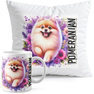 WORLD CASE ZESTAW KUBEK + PODUSZKA DRUK - PIES PSY PIESEK RASA POMERANIAN SZPIC WORLD CASE ZESTAW KUBEK + PODUSZKA DRUK - PIES PSY PIESEK RASA POMERANIAN SZPIC