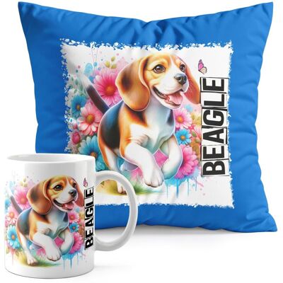 WORLD CASE ZESTAW KUBEK + PODUSZKA NIEBIESKA - PIES PSY PIESEK RASA BEAGLE WORLD CASE ZESTAW KUBEK + PODUSZKA NIEBIESKA - PIES PSY PIESEK RASA BEAGLE