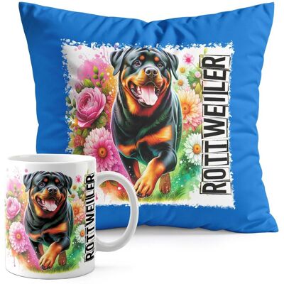 WORLD CASE ZESTAW KUBEK + PODUSZKA NIEBIESKA - PIES PSY PIESEK RASA ROTTWEILER WORLD CASE ZESTAW KUBEK + PODUSZKA NIEBIESKA - PIES PSY PIESEK RASA ROTTWEILER