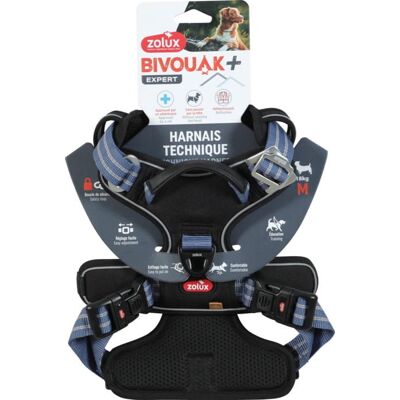 Szelak dla psa niebieski Zolux Bivouak - M Szelak dla psa niebieski Zolux Bivouak - M