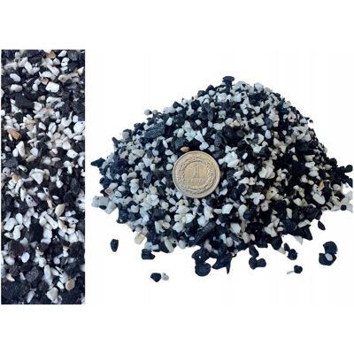 inna (Inny) Żwirek Biało Czarny Mix Do Akwarium 2-4Mm Żwir - Naturalne Podłoże! 24Kg inna (Inny) Żwirek Biało Czarny Mix Do Akwarium 2-4Mm Żwir - Naturalne Podłoże! 24Kg
