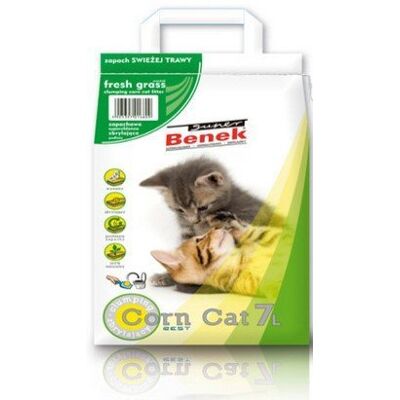 Benek Super Corn Cat - Naturalna trawa do kuwety Benek Super Corn Cat - Naturalna trawa do kuwety