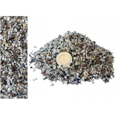 inna (Inny) Żwirek Szary Do Akwarium 1-3Mm Żwir Piasek - Naturalne Podłoże! 30Kg inna (Inny) Żwirek Szary Do Akwarium 1-3Mm Żwir Piasek - Naturalne Podłoże! 30Kg