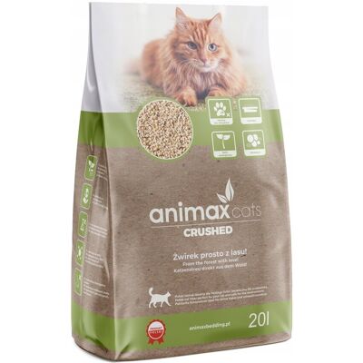 Inny producent Żwirek zbrylający kruszony drewniany naturalny ekologiczny 20l AnimaxKot / Animaxkot Inny producent Żwirek zbrylający kruszony drewniany naturalny ekologiczny 20l AnimaxKot / Animaxkot
