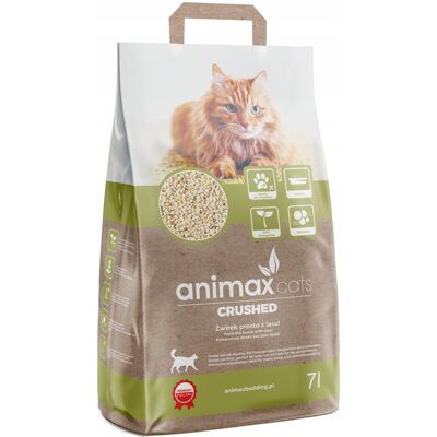Inny producent Żwirek zbrylający kruszony naturalny drewniany bezpylowy dla kota 2x7l / Animaxkot Inny producent Żwirek zbrylający kruszony naturalny drewniany bezpylowy dla kota 2x7l / Animaxkot