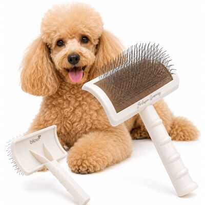 Inny producent Blovi Exclusive Slicker Brush Pudlówka Z Długimi Pinami 25mm Kaszmirowa Inny producent Blovi Exclusive Slicker Brush Pudlówka Z Długimi Pinami 25mm Kaszmirowa