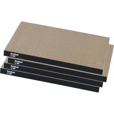 Drapaki Kartonowe Dla Kotów Slab Black 4szt. Frebelcat Drapaki Kartonowe Dla Kotów Slab Black 4szt. Frebelcat