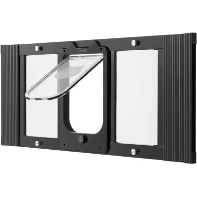 Vevor Drzwi Drzwiczki Klapka Kotów Okno Okienne Czarna Premium 787-914 Mm Zamek Vevor Drzwi Drzwiczki Klapka Kotów Okno Okienne Czarna Premium 787-914 Mm Zamek