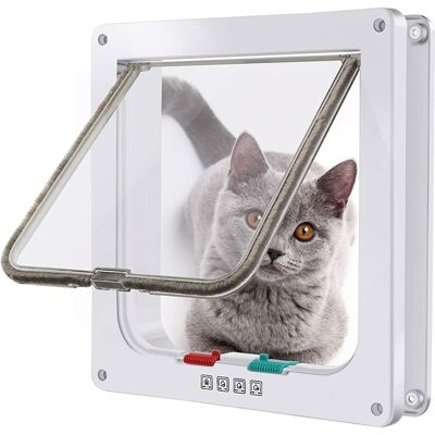 Inny producent Klapka Dla Kotów Małych Psów Drzwi 15x20 Cm Magnetyczne Zamknięcie Biała Inny producent Klapka Dla Kotów Małych Psów Drzwi 15x20 Cm Magnetyczne Zamknięcie Biała