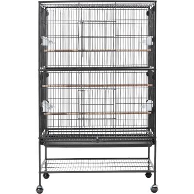 Vevor Klatka Dla Ptaków Woliera Wysoka Metalowa Kółka Żerdki Zestaw 132 Cm Vevor Klatka Dla Ptaków Woliera Wysoka Metalowa Kółka Żerdki Zestaw 132 Cm