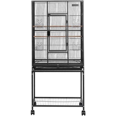 Vevor Klatka Dla Ptaków Woliera Wysoka Metalowa Kółka Żerdki Zestaw 137 Cm Vevor Klatka Dla Ptaków Woliera Wysoka Metalowa Kółka Żerdki Zestaw 137 Cm
