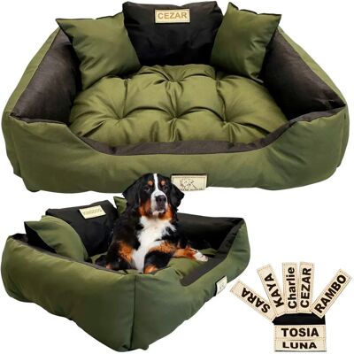 Unbranded - 75x65 - Khaki Codura - M - Łóżko dla zwierząt Unbranded - 75x65 - Khaki Codura - M - Łóżko dla zwierząt