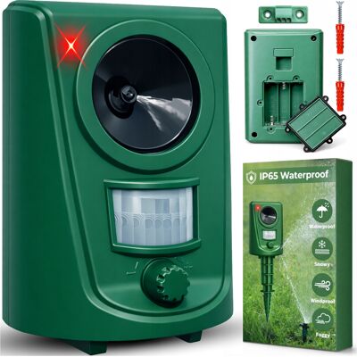 Inny producent Odstraszacz na KOTY PSÓW PTAKI DZIKI PSY KOTÓW PTAKÓW na baterie MOCNY 10w1 / Masuletto Inny producent Odstraszacz na KOTY PSÓW PTAKI DZIKI PSY KOTÓW PTAKÓW na baterie MOCNY 10w1 / Masuletto