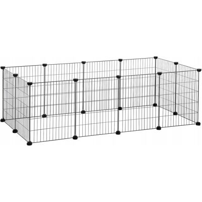 songmics Zagroda Dla Zwierząt Gryzoni Kojec 46x143x73 Cm Klatka Dla Królika Chomika songmics Zagroda Dla Zwierząt Gryzoni Kojec 46x143x73 Cm Klatka Dla Królika Chomika