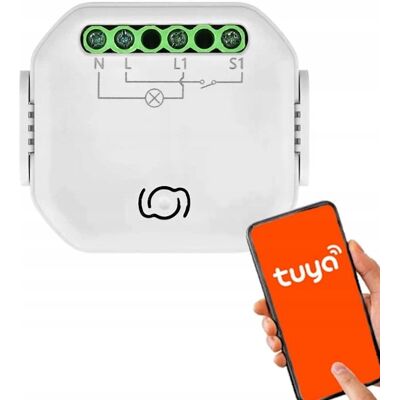 Przekaźnik Wifi Dopuszkowy Włącznik Orno Tuya Sterownik Światła 1-Kanałowy Przekaźnik Wifi Dopuszkowy Włącznik Orno Tuya Sterownik Światła 1-Kanałowy