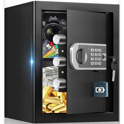 Inny producent Sejf Domowy 50L Ognioodporny Wodoszczelny Zamek Szyfrowy Alarm na Dokumenty Inny producent Sejf Domowy 50L Ognioodporny Wodoszczelny Zamek Szyfrowy Alarm na Dokumenty