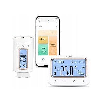 Inny producent Zestaw termostatyczny cyfrowy termostat Regulator inteligentny WI FI Inny producent Zestaw termostatyczny cyfrowy termostat Regulator inteligentny WI FI