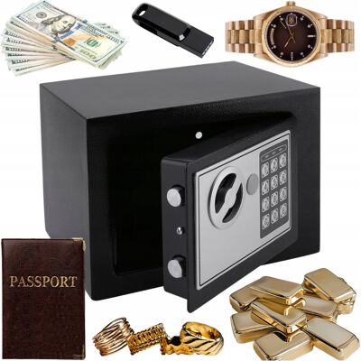 Inny producent Pancerny Domowy Sejf Kasetka Pin Szyfr Zamek Klucze Na Pieniądze Dokumenty Inny producent Pancerny Domowy Sejf Kasetka Pin Szyfr Zamek Klucze Na Pieniądze Dokumenty