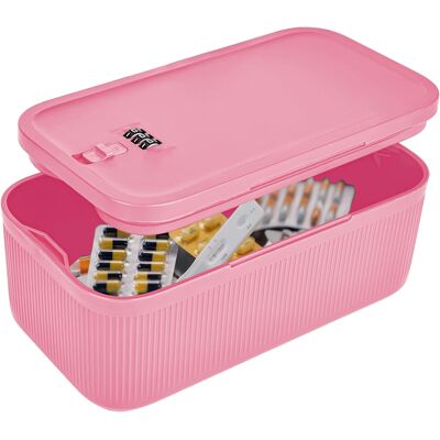 Inny producent Sejf Mini Przenośny Szyfrowy Różowy Abs Organizer Skarbonka Uniwersalny Inny producent Sejf Mini Przenośny Szyfrowy Różowy Abs Organizer Skarbonka Uniwersalny