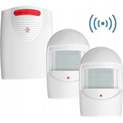 Zestaw Alarm Bezprzewodowy Sygnalizator + 2 Czujniki Ruchu Orno Or-Ma-718 Zestaw Alarm Bezprzewodowy Sygnalizator + 2 Czujniki Ruchu Orno Or-Ma-718