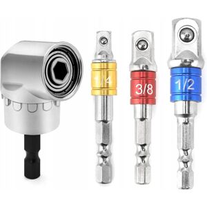 Inny producent 3X ADAPTER DO WKRĘTARKI KĄTOWEJ BITÓW 105° WIERTŁO NASADOWE SZEŚCIOKĄTNE Inny producent 3X ADAPTER DO WKRĘTARKI KĄTOWEJ BITÓW 105° WIERTŁO NASADOWE SZEŚCIOKĄTNE