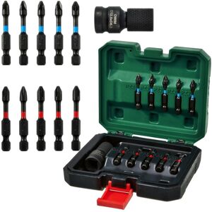 Adapter na bity do klucza udarowego + bity torsyjne PH2 PZ2 10 szt Parkside Adapter na bity do klucza udarowego + bity torsyjne PH2 PZ2 10 szt Parkside