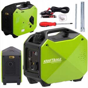 KRAFT&DELE Agregat Prądotwórczy Generator Inwertorowy 1-Fazowy 1,9Kw 2,1Kw 2100W Kd684 KRAFT&DELE Agregat Prądotwórczy Generator Inwertorowy 1-Fazowy 1,9Kw 2,1Kw 2100W Kd684